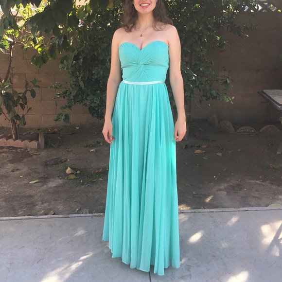 tiffany blue wedding gown